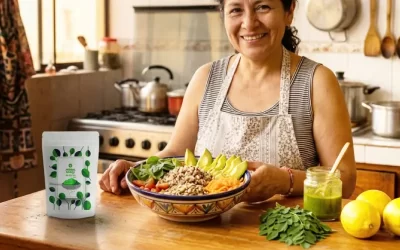 Receta para el almuerzo: Bowl de quinua con aliño de moringa